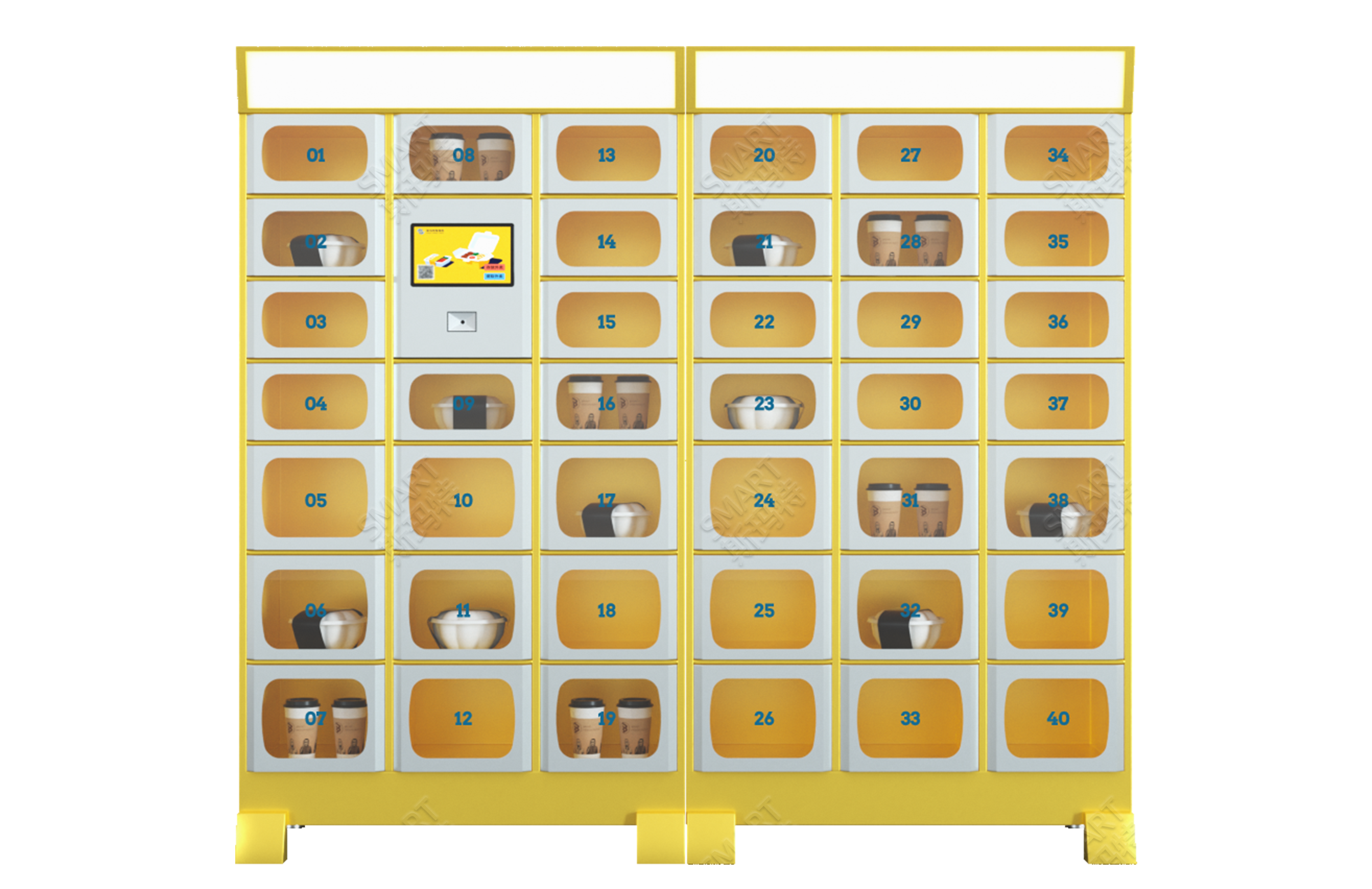 Smart food delivery locker