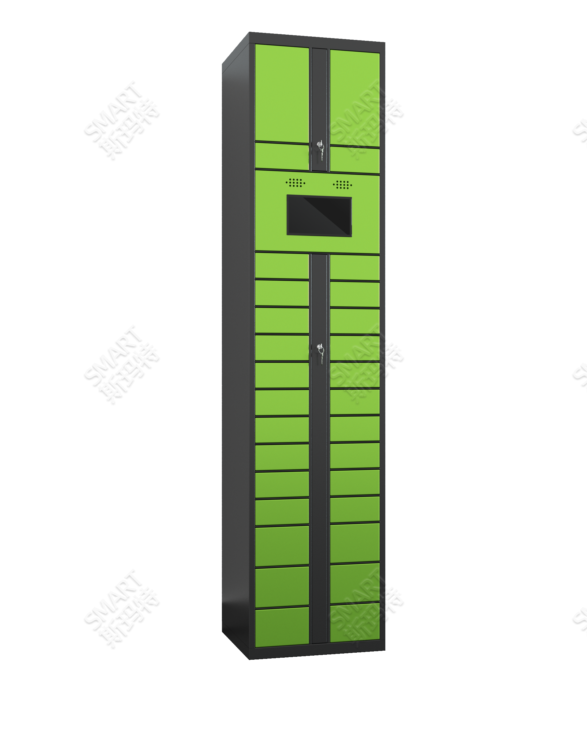 Post station express cabinet 30 doors main cabinet (10 inch screen)
