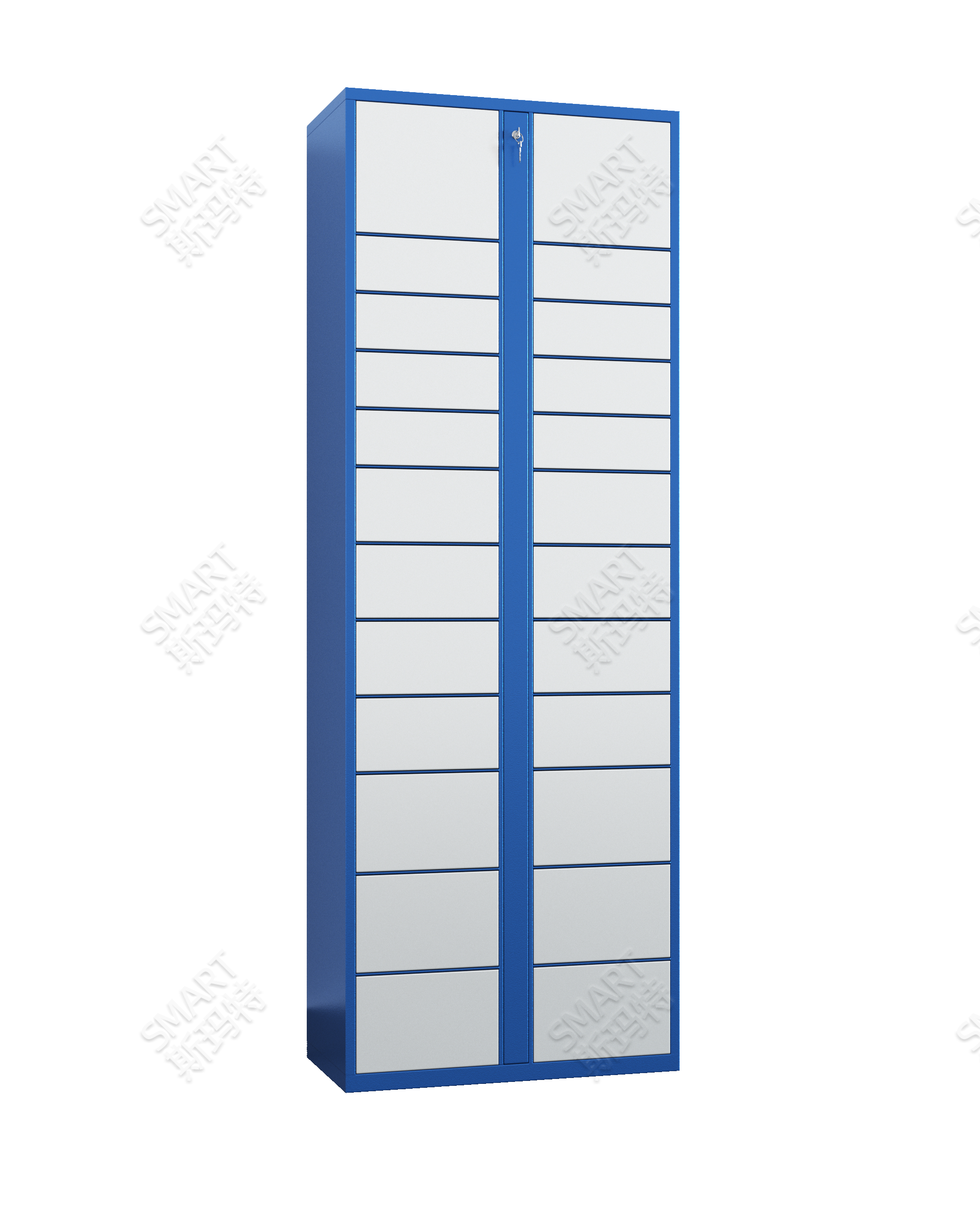 Post station express cabinet with 24 doors and auxiliary cabinets
