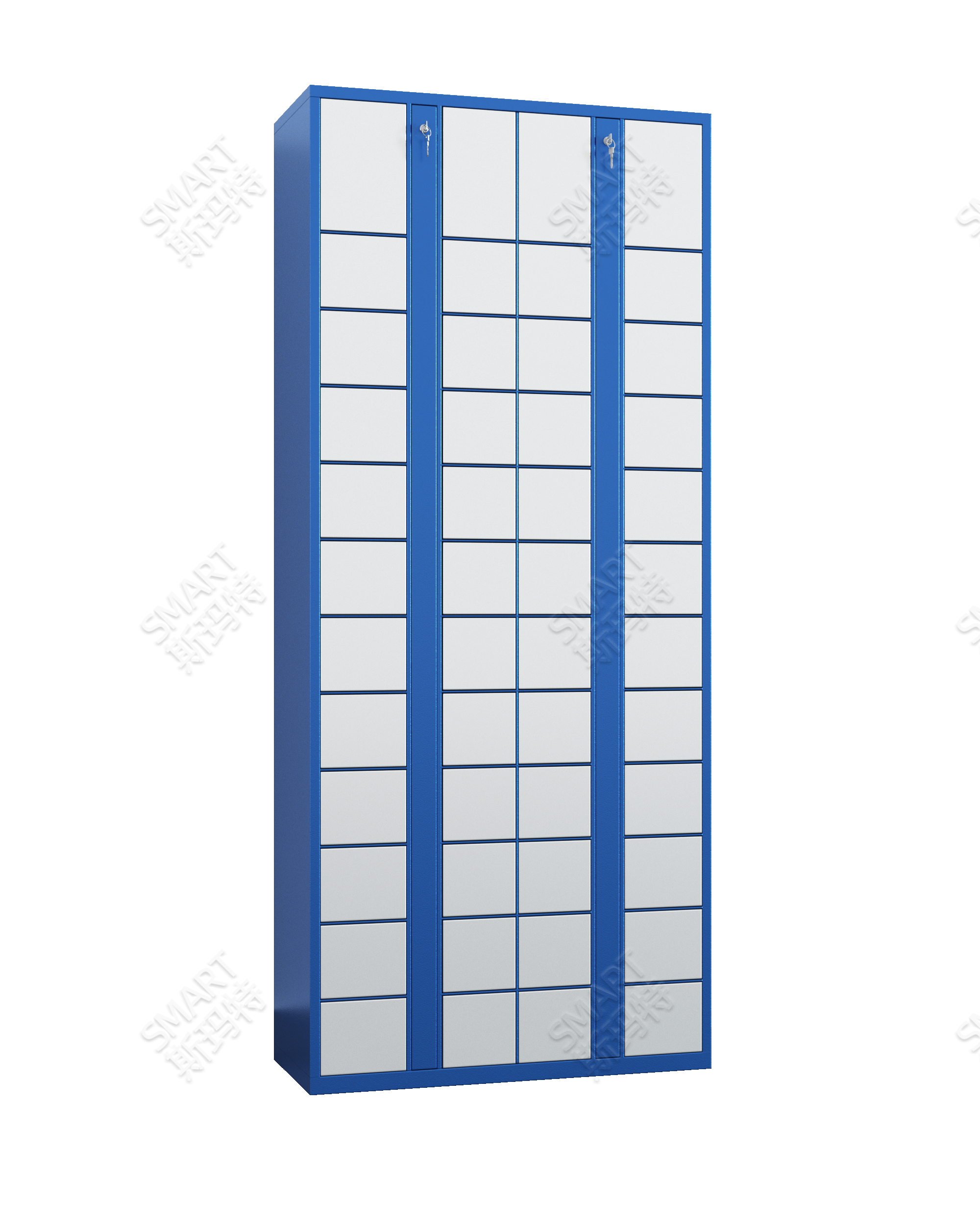 Post station express cabinet with 48 auxiliary cabinets
